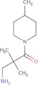 3-Amino-2,2-dimethyl-1-(4-methylpiperidin-1-yl)propan-1-one