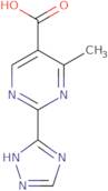 4-Methyl-2-(4H-1,2,4-triazol-3-yl)pyrimidine-5-carboxylic acid