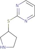 2-(Pyrrolidin-3-ylsulfanyl)pyrimidine