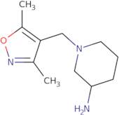 1-[(3,5-Dimethyl-1,2-oxazol-4-yl)methyl]piperidin-3-amine