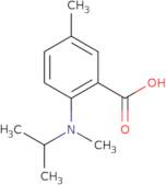 5-Methyl-2-[methyl(propan-2-yl)amino]benzoic acid