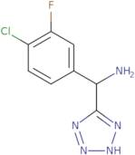 (4-Chloro-3-fluorophenyl)(1H-1,2,3,4-tetrazol-5-yl)methanamine