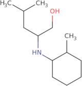 4-Methyl-2-[(2-methylcyclohexyl)amino]pentan-1-ol