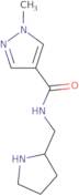 1-Methyl-N-[(pyrrolidin-2-yl)methyl]-1H-pyrazole-4-carboxamide