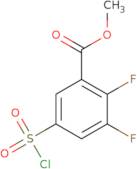 Methyl 5-(chlorosulfonyl)-2,3-difluorobenzoate