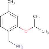 [4-Methyl-2-(propan-2-yloxy)phenyl]methanamine