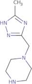 1-((5-Methyl-1H-1,2,4-triazol-3-yl)methyl)piperazine