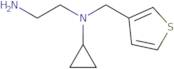 N-(2-Aminoethyl)-N-[(thiophen-3-yl)methyl]cyclopropanamine