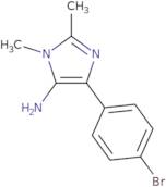 4-(4-Bromophenyl)-1,2-dimethyl-1H-imidazol-5-amine