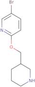 5-Bromo-2-(piperidin-3-ylmethoxy)pyridine