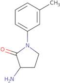 3-Amino-1-(3-methylphenyl)pyrrolidin-2-one