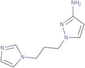 1-[3-(1H-Imidazol-1-yl)propyl]-1H-pyrazol-3-amine