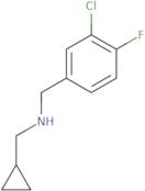 [(3-Chloro-4-fluorophenyl)methyl](cyclopropylmethyl)amine