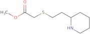 Methyl 2-([2-(piperidin-2-yl)ethyl]sulfanyl)acetate