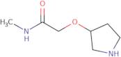 N-Methyl-2-(pyrrolidin-3-yloxy)acetamide