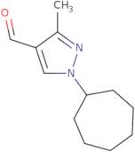 1-Cycloheptyl-3-methylpyrazole-4-carbaldehyde