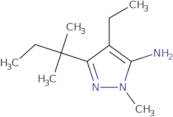 4-Ethyl-1-methyl-3-(2-methylbutan-2-yl)-1H-pyrazol-5-amine