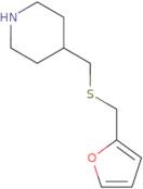 4-([(Furan-2-ylmethyl)sulfanyl]methyl)piperidine