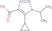 5-Cyclopropyl-1-propan-2-yltriazole-4-carboxylic acid