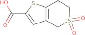 5,5-dioxo-6,7-dihydro-4H-thieno[3,2-c]thiopyran-2-carboxylic acid