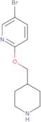 5-Bromo-2-(piperidin-4-ylmethoxy)pyridine