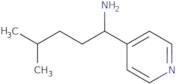 4-Methyl-1-(pyridin-4-yl)pentan-1-amine