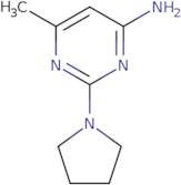 6-Methyl-2-(pyrrolidin-1-yl)pyrimidin-4-amine