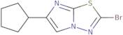 2-Bromo-6-cyclopentylimidazo[2,1-b][1,3,4]thiadiazole