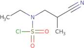 3-[(Chlorosulfonyl)(ethyl)amino]-2-methylpropanenitrile