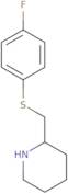 2-{[(4-Fluorophenyl)sulfanyl]methyl}piperidine