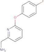 [6-(4-Fluorophenoxy)pyridin-2-yl]methanamine