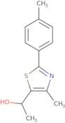 1-[4-Methyl-2-(4-methylphenyl)-1,3-thiazol-5-yl]ethan-1-ol