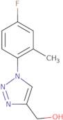 [1-(4-Fluoro-2-methylphenyl)-1H-1,2,3-triazol-4-yl]methanol