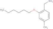 [2-(Hexyloxy)-4-methylphenyl]methanamine