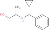 2-{[Cyclopropyl(phenyl)methyl]amino}propan-1-ol