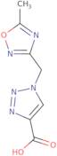 1-[(5-Methyl-1,2,4-oxadiazol-3-yl)methyl]-1H-1,2,3-triazole-4-carboxylic acid