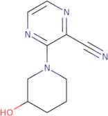 3-(3-Hydroxypiperidin-1-yl)pyrazine-2-carbonitrile