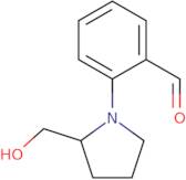 2-[2-(Hydroxymethyl)pyrrolidin-1-yl]benzaldehyde