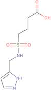 4-[(1H-Pyrazol-3-ylmethyl)sulfamoyl]butanoic acid