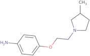 4-[2-(3-Methylpyrrolidin-1-yl)ethoxy]aniline