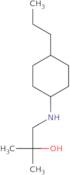 2-Methyl-1-[(4-propylcyclohexyl)amino]propan-2-ol