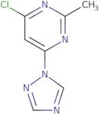 4-Chloro-2-methyl-6-(1H-1,2,4-triazol-1-yl)pyrimidine