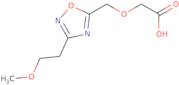 2-{[3-(2-Methoxyethyl)-1,2,4-oxadiazol-5-yl]methoxy}acetic acid