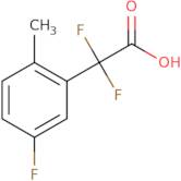 2,2-Difluoro-2-(5-fluoro-2-methylphenyl)acetic acid