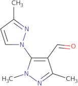 1,3-Dimethyl-5-(3-methylpyrazol-1-yl)pyrazole-4-carbaldehyde