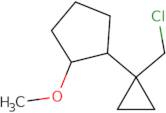 1-[1-(Chloromethyl)cyclopropyl]-2-methoxycyclopentane