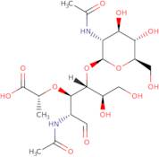 2-Acetamido-4-O-(2-acetamido-2-deoxy-β-D-glucopyranosyl)-2-deoxy-D-muramic acid