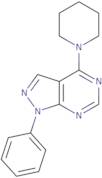 1-{1-Phenyl-1H-pyrazolo[3,4-d]pyrimidin-4-yl}piperidine