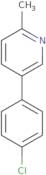 5-(4-Chlorophenyl)-2-methylpyridine