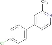 4-(4-Chlorophenyl)-2-methylpyridine